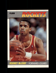 1987 RODNEY MCCRAY FLEER #72 ROCKETS *6827