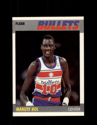 1987 MANUTE BOL FLEER #13 BULLETS *1427