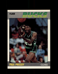 1987 PAUL PRESSEY FLEER #90 BUCKS *4832