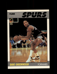 1987 DAVE GREENWOOD FLEER #45 SPURS *G4243