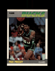 1987 PAUL PRESSEY FLEER #90 BUCKS *G4260