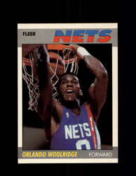 1987 ORLANDO WOOLRIDGE FLEER #129 NETS *G4271