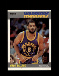1987 GREG BALLARD FLEER #7 WARRIORS *G4275
