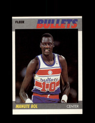 1987 MANUTE BOL FLEER #13 BULLETS *G4278
