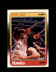 1988 KEVIN WILLIS FLEER #6 HAWKS *G4385