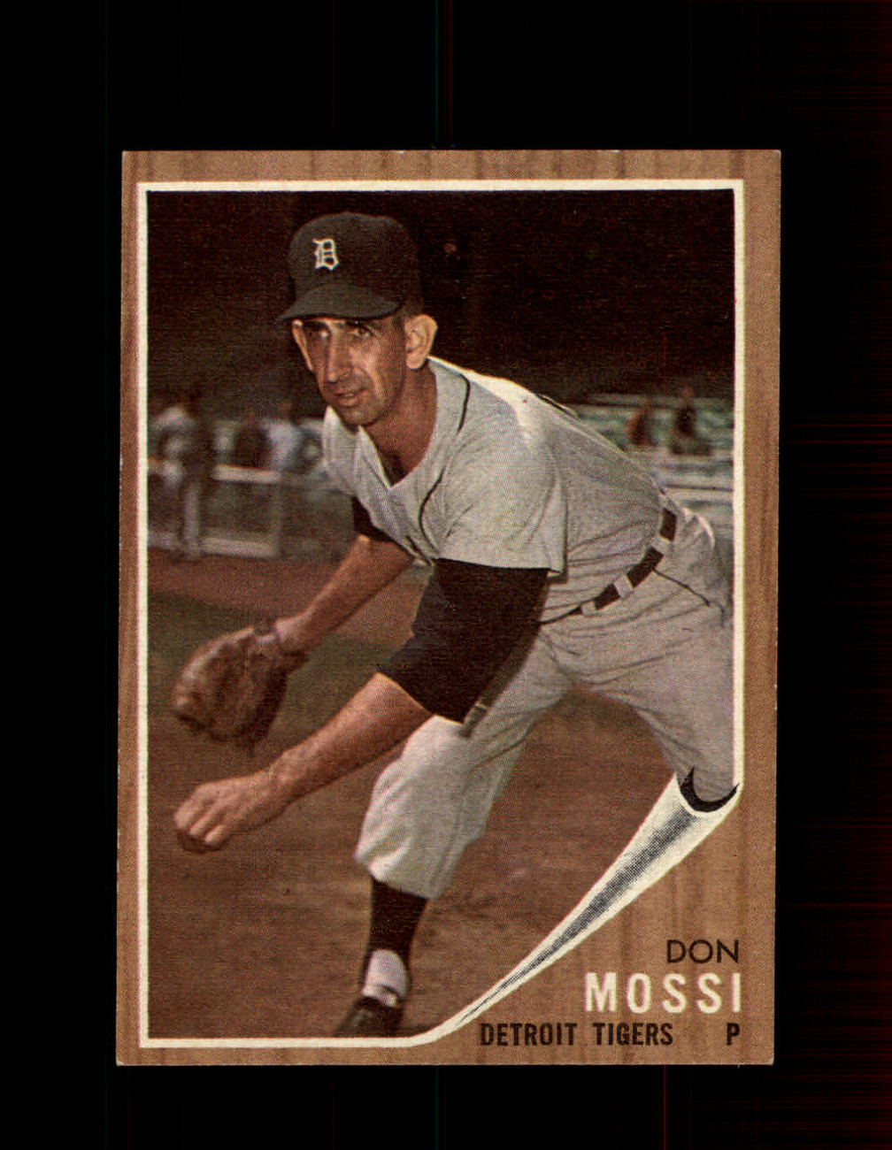 1955 Don Mossi authentic Rookie Card