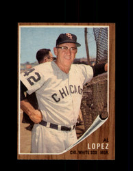1962 AL LOPEZ TOPPS #286 WHITE SOX *9996