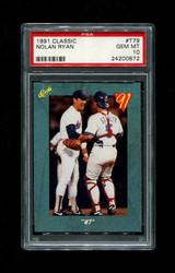 1991 NOLAN RYAN CLASSIC #T79 RANGERS PSA 10