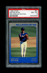 1992 NOLAN RYAN STAR #61 MILLENNIUM EDITION PSA 8