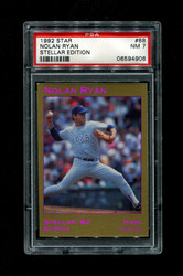 1992 NOLAN RYAN STAR #88 STELLAR EDITION PSA 7