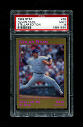 1992 NOLAN RYAN STAR #88 STELLAR EDITION PSA 9
