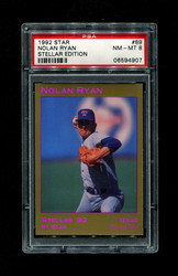 1992 NOLAN RYAN STAR #89 STELLAR EDITION PSA 8
