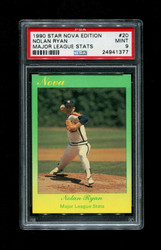 1990 NOLAN RYAN STAR NOVA ED. #20 MAJOR LEAGUE STATS PSA 9