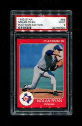 1992 NOLAN RYAN STAR #88 PLATINUM EDITION PSA 9