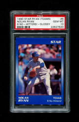 1990 NOLAN RYAN STAR (TEAMS) #6 SIX NO HITTERS! GLOSSY PSA 10