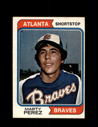 1974 MARTY PEREZ OPC #374 O-PEE-CHEE BRAVES *2516