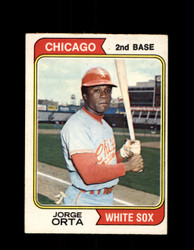 1974 JORGE ORTA OPC #376 O-PEE-CHEE WHITE SOX *R5147