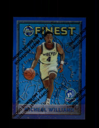 1995 MICHAEL WILLIAMS FINEST #21 REFRACTOR TIMBERWOLVES *R5763