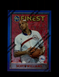 1995 SCOTT WILLIAMS FINEST #232 REFRACTOR 76ERS *2342