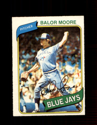 1980 BALOR MOORE OPC #6 O-PEE-CHEE BLUE JAYS *G4757