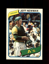 1980 JEFF NEWMAN OPC #18 O-PEE-CHEE ATHLETICS *G4767