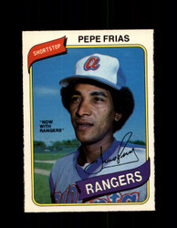 1980 PEPE FRIAS OPC #48 O-PEE-CHEE RANGERS *G4781