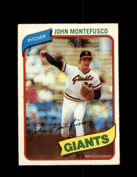 1980 JOHN MONTEFUSCO OPC #109 O-PEE-CHEE GIANTS *G4818