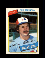 1980 BILL ATKINSON OPC #133 O-PEE-CHEE WHITE SOX *G4831