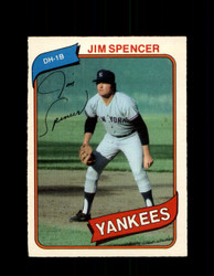 1980 JIM SPENCER OPC #147 O-PEE-CHEE YANKEES *G4837
