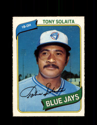 1980 TONY SOLAITA OPC #212 O-PEE-CHEE BLUE JAYS *G4873