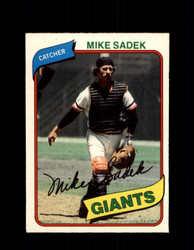 1980 MIKE SADEK OPC #240 O-PEE-CHEE GIANTS *G4891