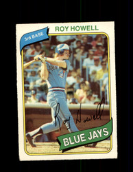 1980 ROY HOWELL OPC #254 O-PEE-CHEE BLUE JAYS *G4901