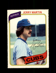 1980 JERRY MARTIN OPC #256 O-PEE-CHEE CUBS *G4903