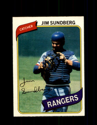 1980 JIM SUNDBERG OPC #276 O-PEE-CHEE RANGERS *G4911