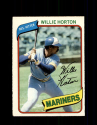 1980 WILLIE HORTON OPC #277 O-PEE-CHEE MARINERS *G4912