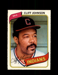 1980 CLIFF JOHNSON OPC #321 O-PEE-CHEE INDIANS *G4931