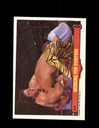 1985 DAVEY BOY SMITH #74 WWF O-PEE-CHEE WORKING FOR POSITION *8232