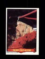 1985 JESSE VENTURA #70 WWF O-PEE-CHEE THE BODY STRUTS HIS STUFF *6961