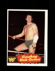 1985 COWBOY BOB ORTON #12 WWF O-PEE-CHEE *6342