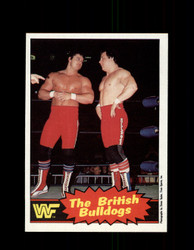 1985 THE BRITISH BULLDOGS #6 WWF O-PEE-CHEE *G5244