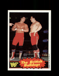1985 THE BRITISH BULLDOGS #6 WWF O-PEE-CHEE *G5245