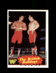 1985 THE BRITISH BULLDOGS #6 WWF O-PEE-CHEE *G5246