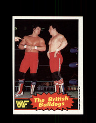 1985 THE BRITISH BULLDOGS #6 WWF O-PEE-CHEE *G5247