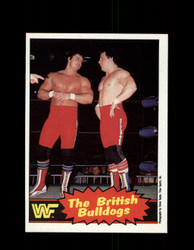 1985 THE BRITISH BULLDOGS #6 WWF O-PEE-CHEE *G5249