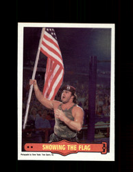 1985 CORPORAL KIRCHNER #13 WWF O-PEE-CHEE SHOWING THE FLAG *G5310