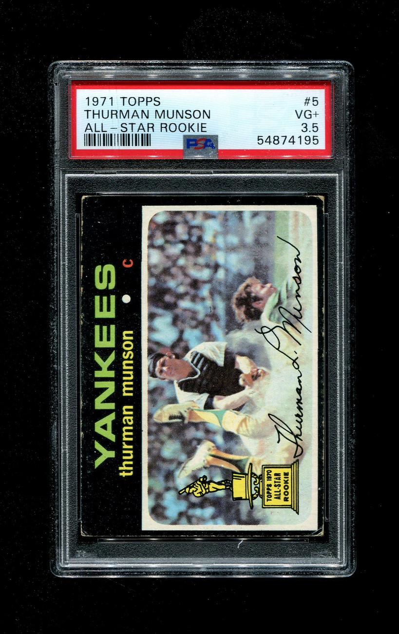 Thurman Munson outlet 1971 Topps Rookie