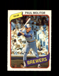 1980 PAUL MOLITOR OPC #211 O-PEE-CHEE BREWERS *R5349
