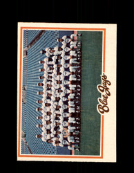 1978 TORONTO  BLUE JAYS OPC #58 O-PEE-CHEE TEAM CARD *2216