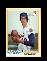 1978 PAT ZACHRY OPC #172 O-PEE-CHEE METS *G5124