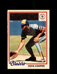 1978 CECIL COOPER OPC #71 O-PEE-CHEE BREWERS *G8040